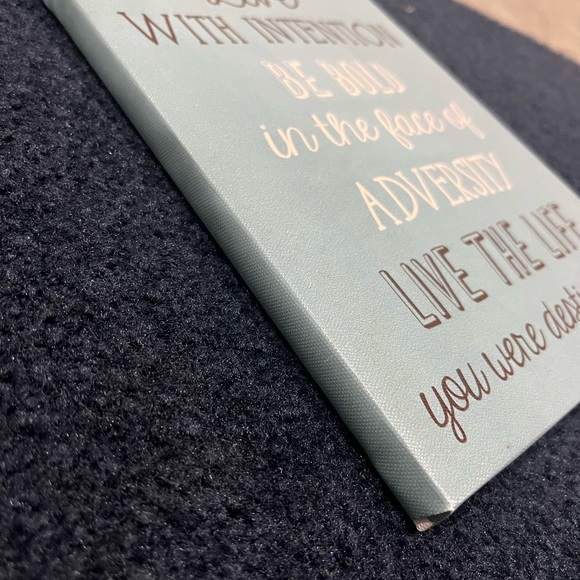 Live With Intention Sign - Picture 5 of 10